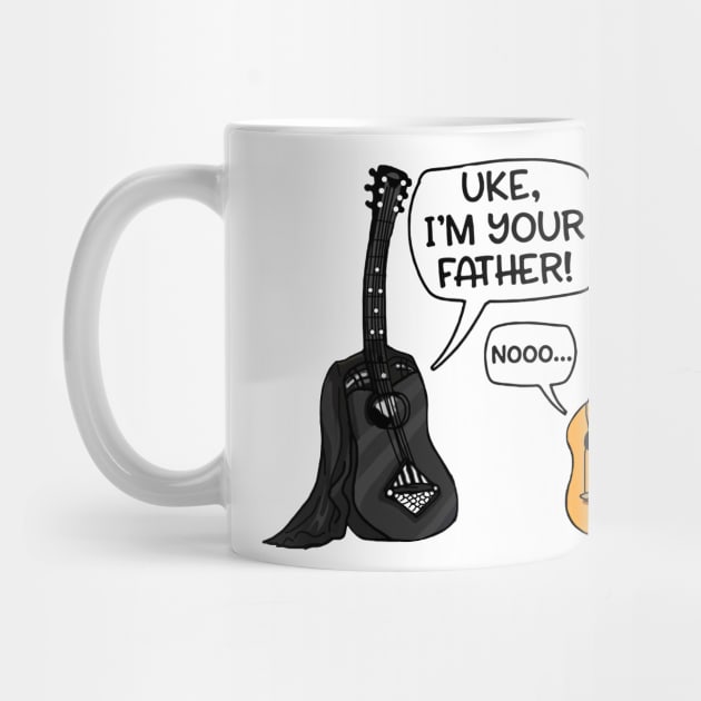 Uke I'm Your Father Funny Guitar by ValentinkapngTee